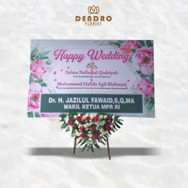 Bunga Papan Wedding