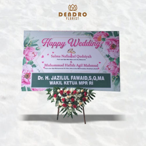 Bunga Papan Wedding