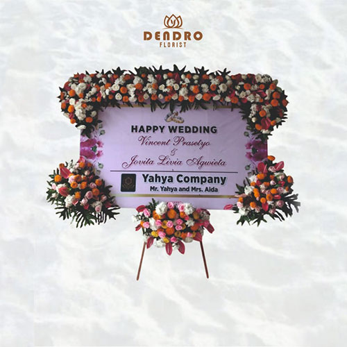Bunga Papan Wedding